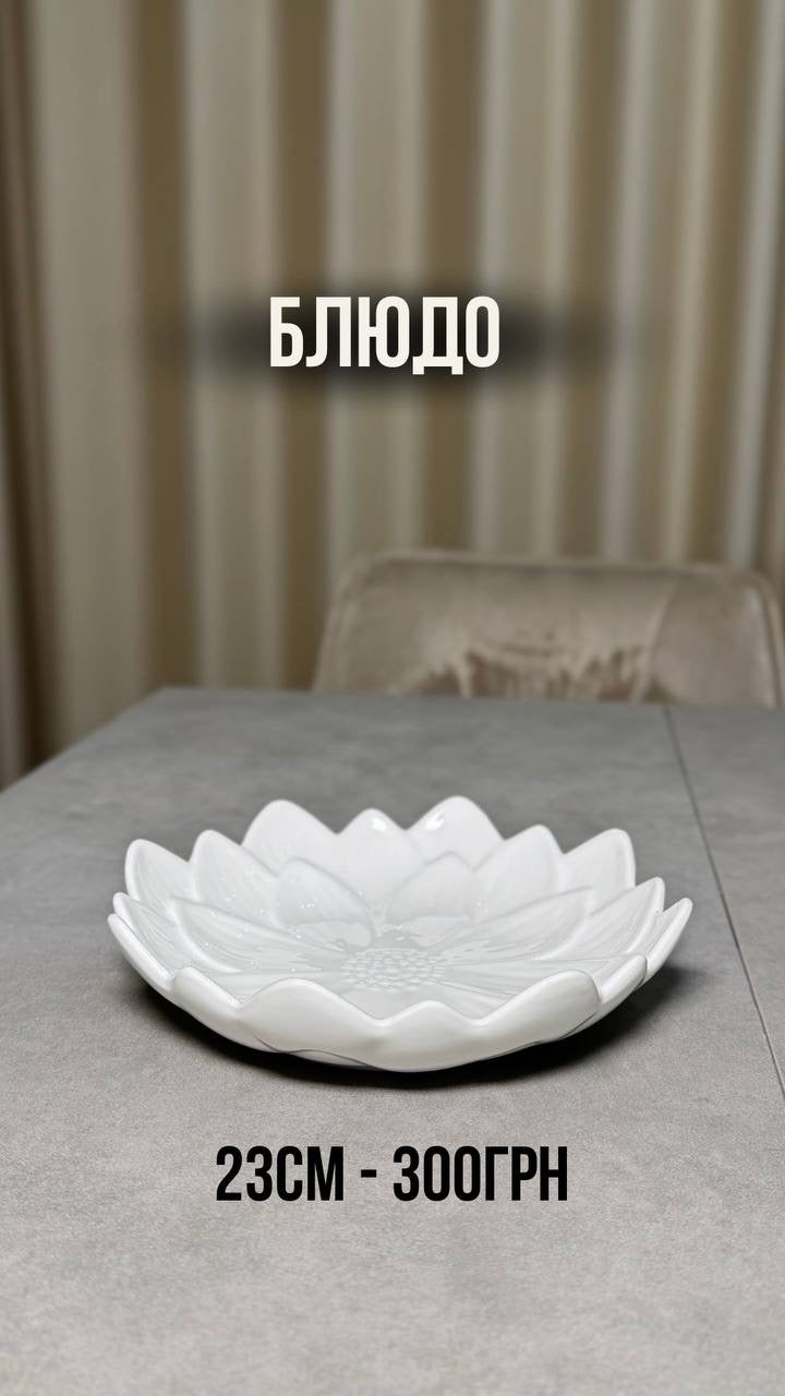 Блюдо біле Ardesto