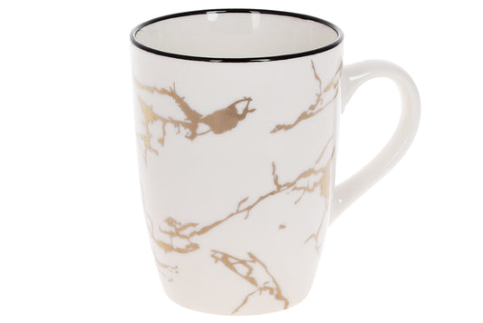 Кухоль порцеляновий White Marble, 360мл 905-237